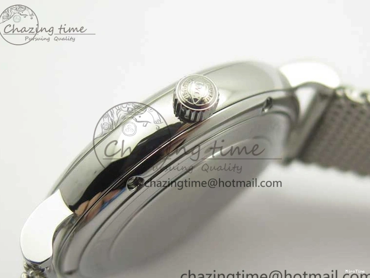 MIROTIME 0701 Breathable Portofino IW356501 SS V3 MK 1:1 Best Edition White Dial Gold Markers On SS Mesh Bracelet MIYOTA 7197